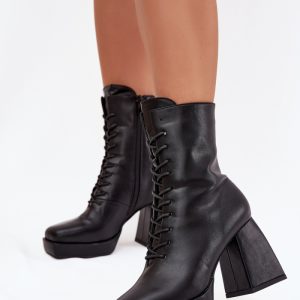 Laarsjes met hoge hak model 217786 Step in style