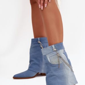 Laarsjes met hoge hak model 217787 Step in style