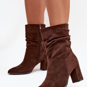 Laarsjes met hoge hak model 217794 Step in style