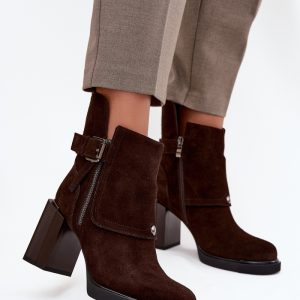 Laarsjes met hoge hak model 217806 Step in style
