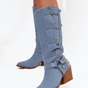 Laarzen met hoge hakken model 217817 Step in style