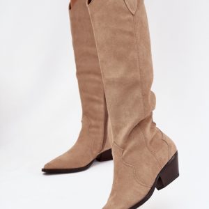 Laarzen met hoge hakken model 217826 Step in style