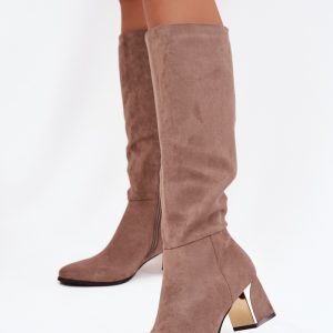 Laarzen met hoge hakken model 217828 Step in style
