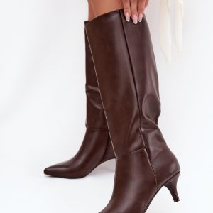 Laarzen met hoge hakken model 217829 Step in style