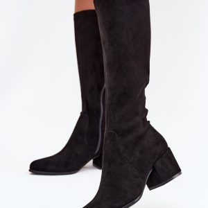 Laarzen met hoge hakken model 217834 Step in style