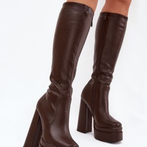 Laarzen met hoge hakken model 217838 Step in style