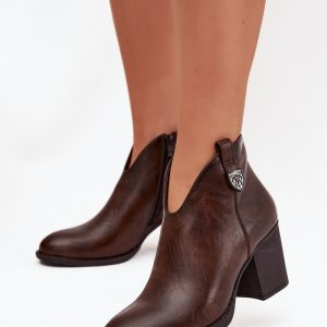Laarsjes met hoge hak model 218061 Step in style