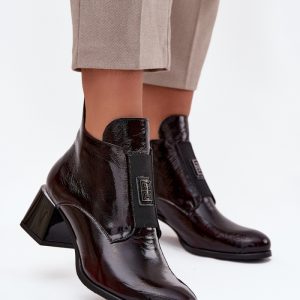 Laarsjes met hoge hak model 218066 Step in style