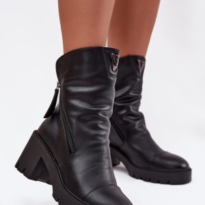 Laarsjes met hoge hak model 218068 Step in style