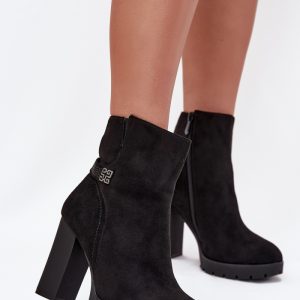 Laarsjes met hoge hak model 218076 Step in style