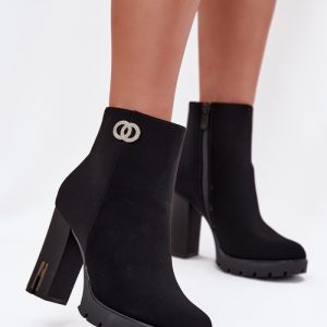 Laarsjes met hoge hak model 218077 Step in style
