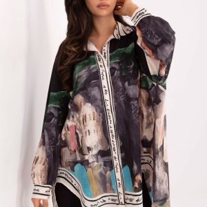 Overhemd met lange mouwen model 218397 Rue Paris