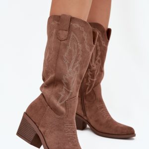 Laarzen met hoge hakken model 218487 Step in style