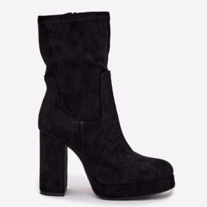 Laarsjes met hoge hak model 218499 Step in style