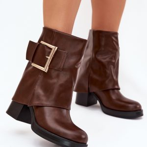 Laarsjes met hoge hak model 218513 Step in style