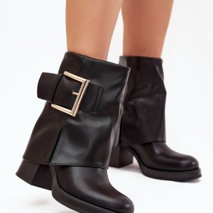 Laarsjes met hoge hak model 218514 Step in style