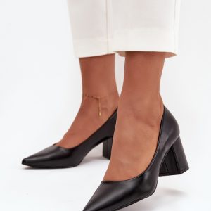 Pumps met dikke hak model 218680 Step in style