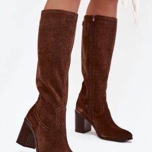 Laarzen met hoge hakken model 218730 Step in style