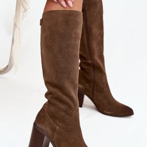 Laarzen met hoge hakken model 218731 Step in style