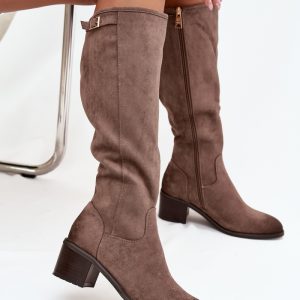Laarzen met hoge hakken model 219142 Step in style