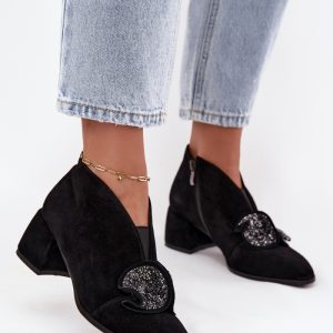 Laarsjes met hoge hak model 219245 Step in style