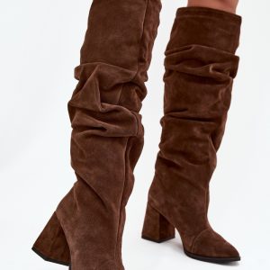 Laarzen met hoge hakken model 219401 Step in style