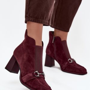 Laarsjes met hoge hak model 219565 Step in style