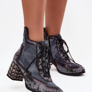 Laarsjes met hoge hak model 219582 Step in style