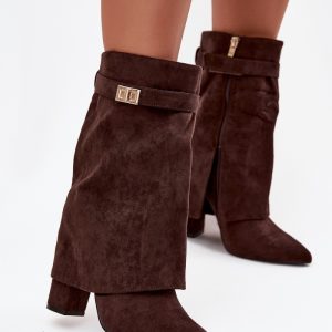 Laarsjes met hoge hak model 219840 Step in style
