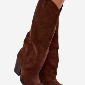 Laarzen met hoge hakken model 219857 Step in style