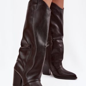 Laarzen met hoge hakken model 219858 Step in style
