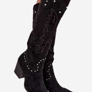 Laarzen met hoge hakken model 219859 Step in style