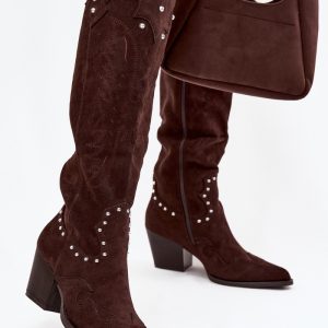 Laarzen met hoge hakken model 219860 Step in style