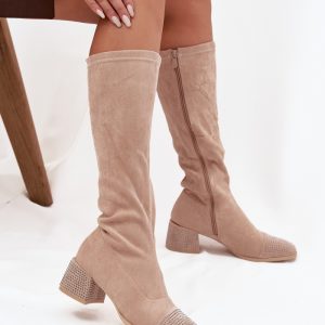 Laarzen met hoge hakken model 220221 Step in style