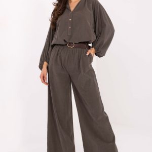 corduroy broek model 220286 Italy Moda