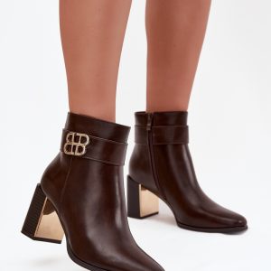 Laarsjes met hoge hak model 220693 Step in style