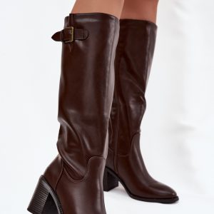 Laarzen met hoge hakken model 220721 Step in style