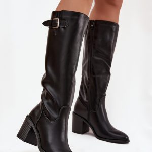 Laarzen met hoge hakken model 220722 Step in style