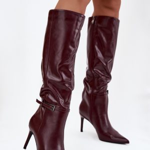 Laarzen met hoge hakken model 220725 Step in style