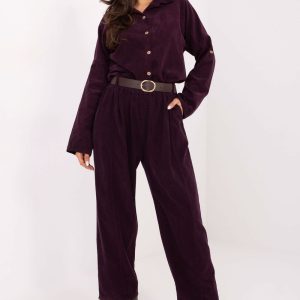 corduroy broek model 220820 Italy Moda