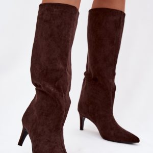 Laarzen met hoge hakken model 221145 Step in style