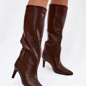 Laarzen met hoge hakken model 221147 Step in style