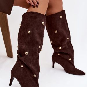 Laarzen met hoge hakken model 221150 Step in style