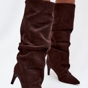 Laarzen met hoge hakken model 221151 Step in style