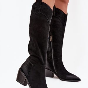 Laarzen met hoge hakken model 221160 Step in style