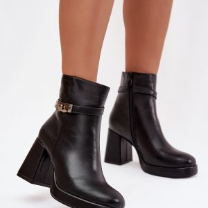 Laarsjes met hoge hak model 221521 Step in style