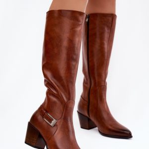 Laarzen met hoge hakken model 221523 Step in style