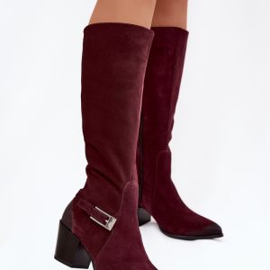 Laarzen met hoge hakken model 221524 Step in style