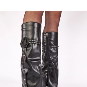 Laarzen met hoge hakken model 221670 Solea
