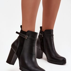 Laarsjes met hoge hak model 221936 Step in style